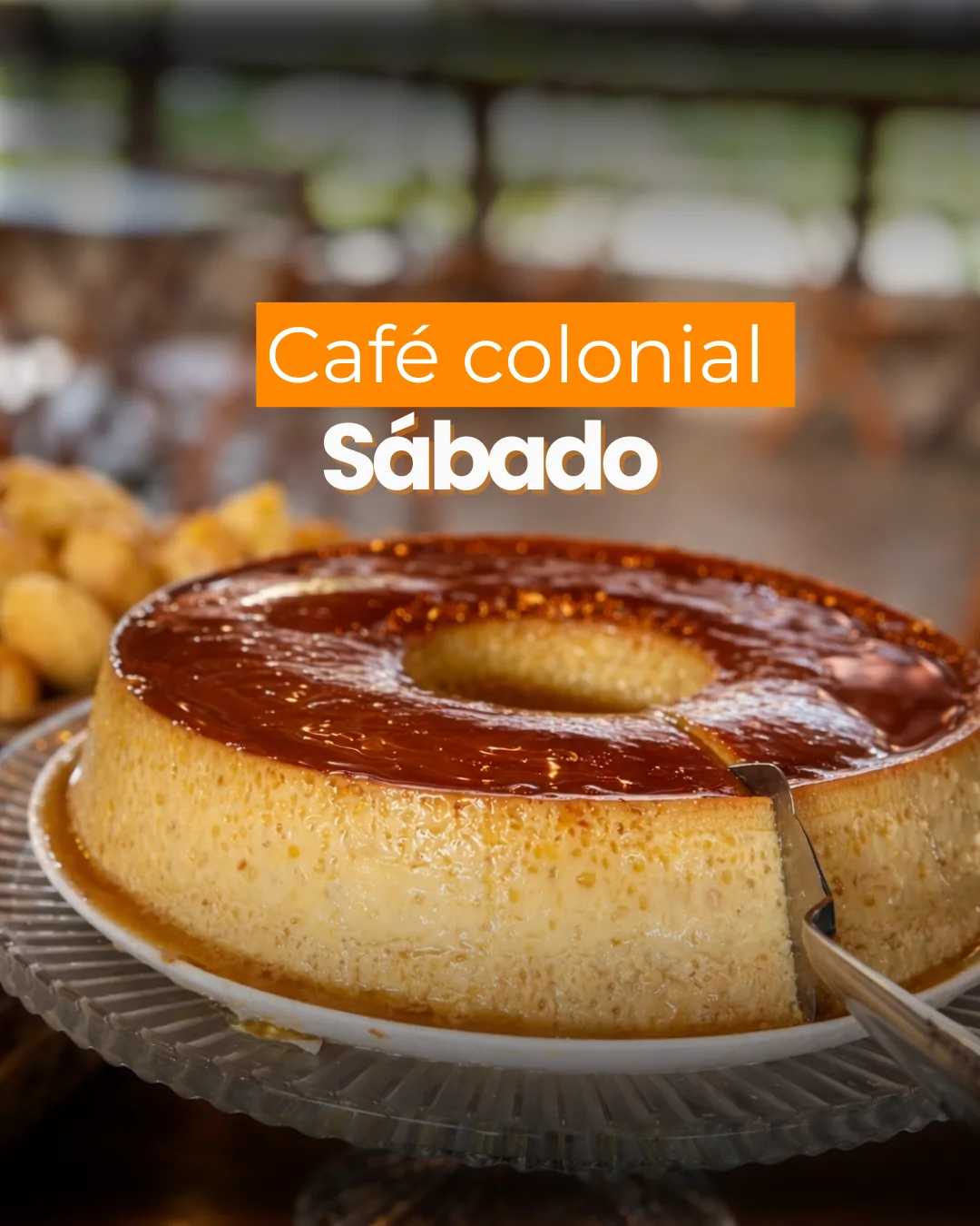 Café colonial aos sábados